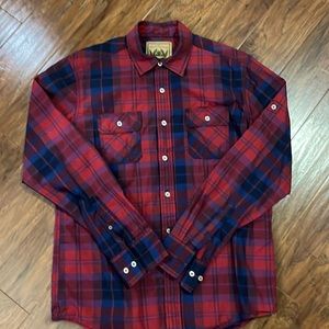 Red Camel Button Up